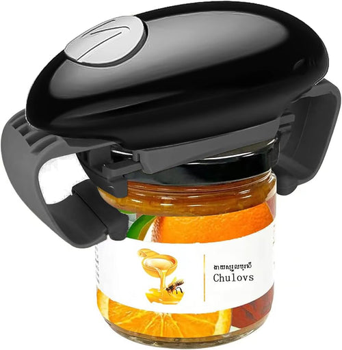 Chulovs automatic electric jar opener shown on a jar for illustration